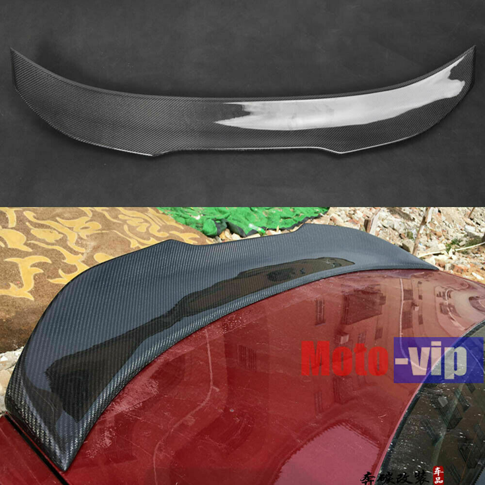 for Ford Fusion Mondeo for Mustang 2013-2018 Carbon Fiber Rear Trunk Spoiler Wing