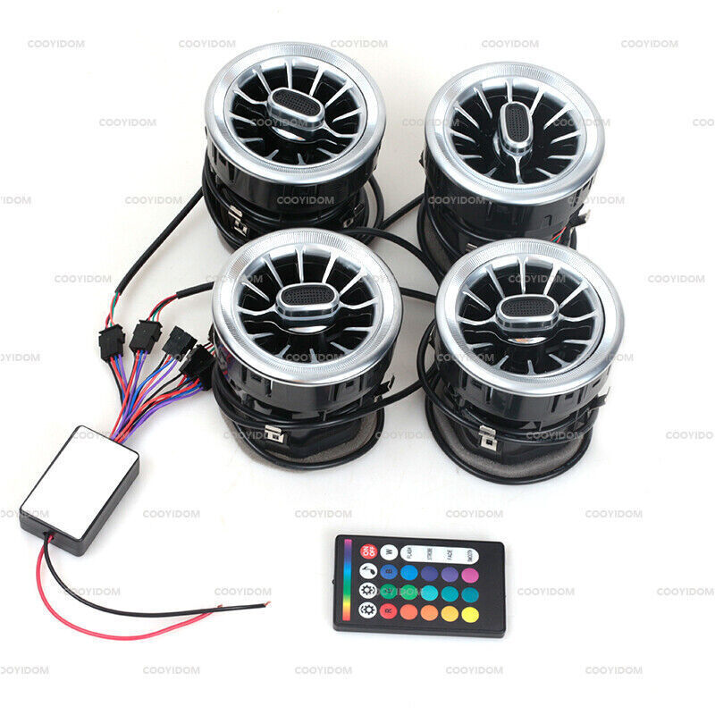 4Pcs Front Dashboard Air Condition Vent for Mercedes-Benz V Class W447 Vito V250