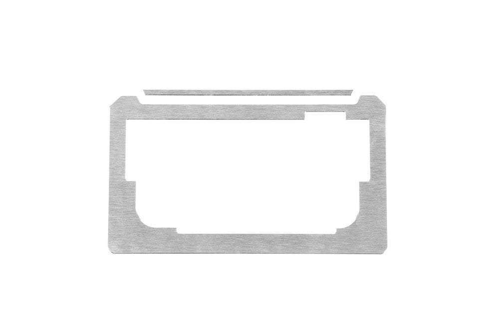 Alloy Silver Center Console CD Screen Panel Decor Cover for Suzuki for Jimny 2019-23