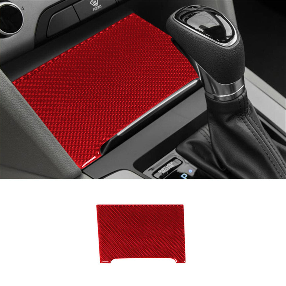 Red Carbon Fiber Interior Full Sets Cover Trim Kit for Hyundai for Elantra 2016-2018