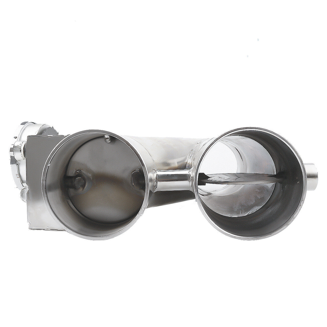 3-inch dual electric exhaust control valve with dual valve manual and remote switch