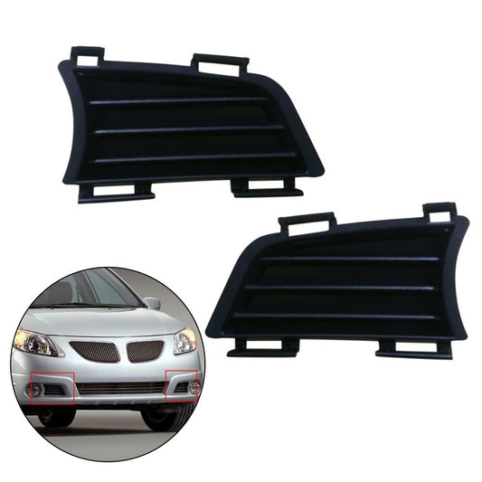Pair for Pontiac Vibe 2005-2008 Front-Bumper Fog Light-Cover Left Right