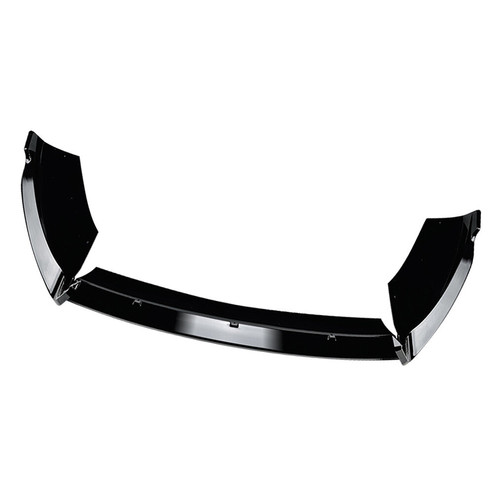 Front Bumper Lip Spoiler Splitter Black for Ford Fiesta ST MK6 B-Max 2012-2017