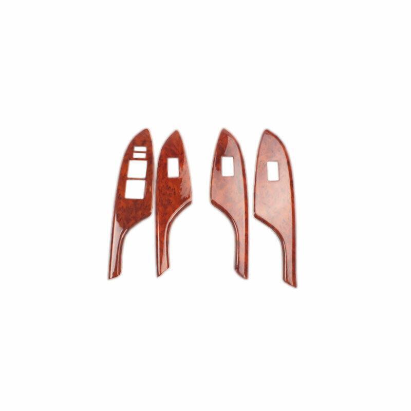 for Toyota for Corolla 2009-2013 Peach Wood Grain Window Lift Lock Switch Panel Trim