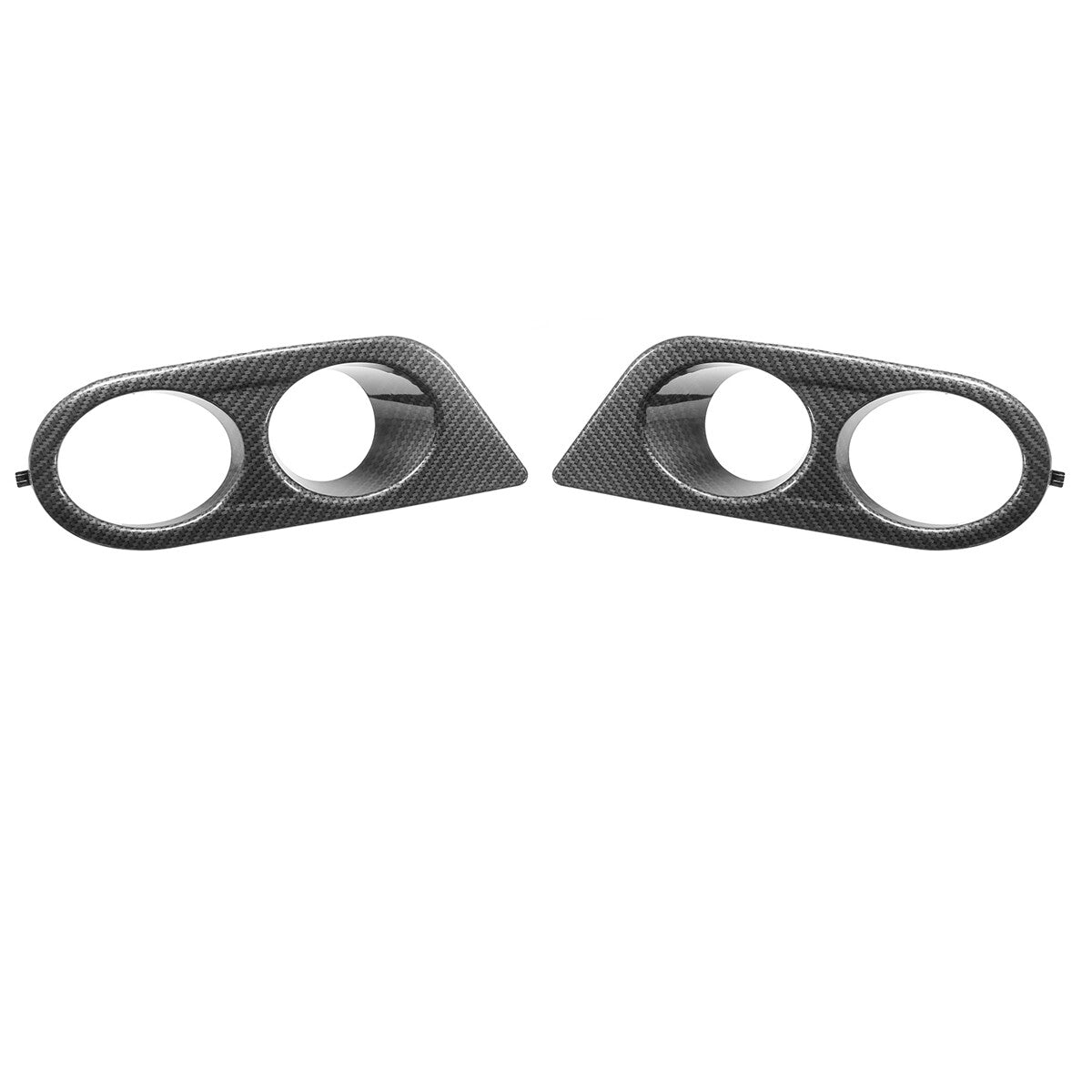 Fog light cover grille in charred carbon fiber color suitable for BMW E46 M3 2001-2006 2-door