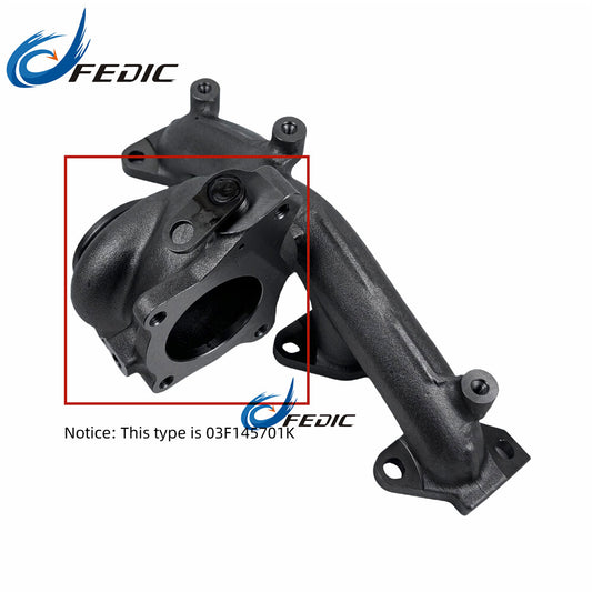 Turbine housing 03F145701K for Audi A1 A3 1.2 TSI 77 Kw 105 HP CBZA CBZB 2009