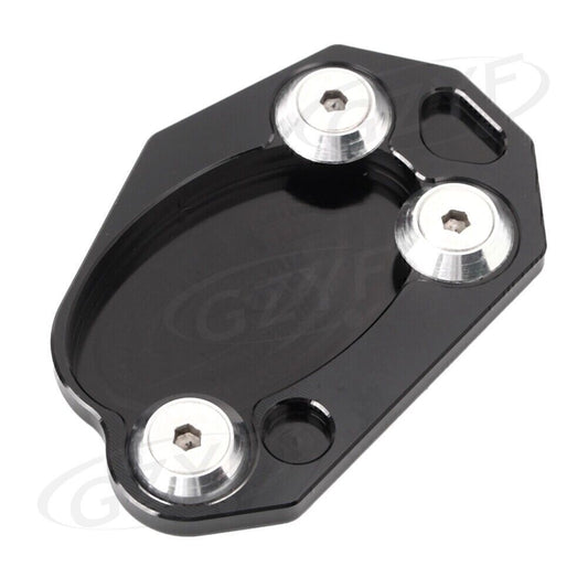 Big Side Stand Kickstand Plate Pad Fit for KAWASAKI Z1000 ZX-10R ZX-6R ER-6N/F Black