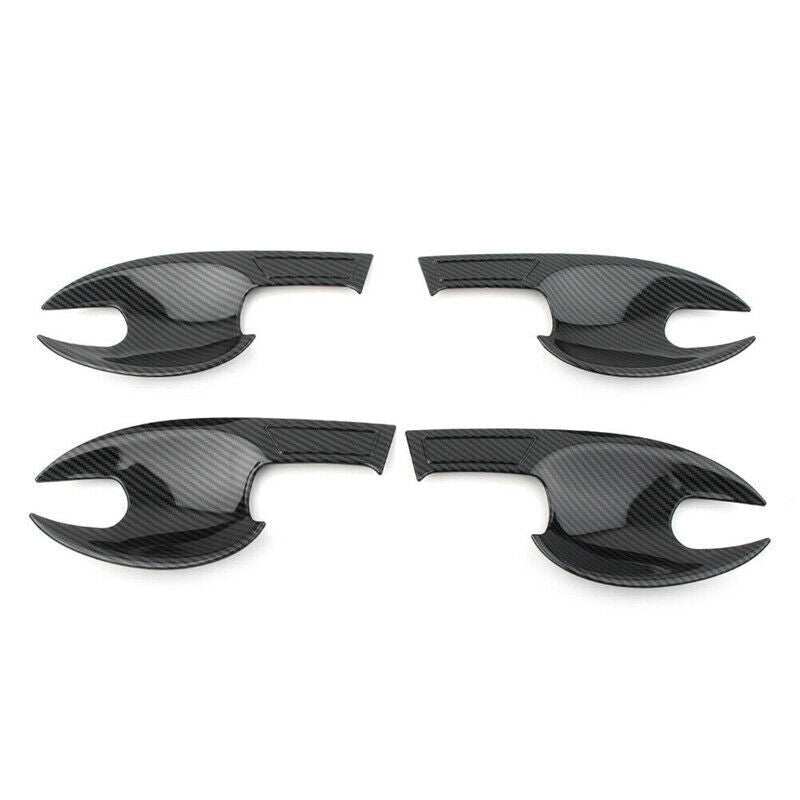 Fit for Mazda 6 Atenza 2020-2022 Carbon Fiber ABS Outside Door Bowl Cover Trims