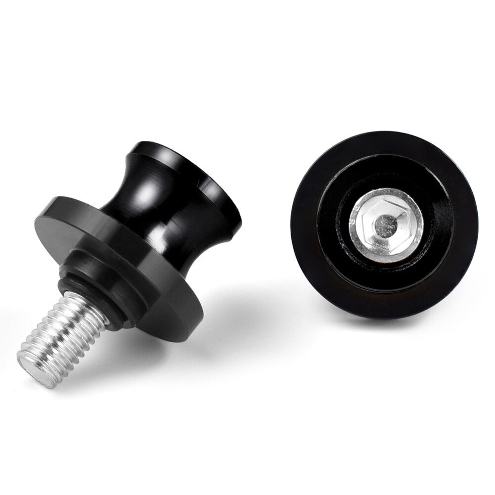 2¢ªSchwingenspulen Slider Stand Schraube 8MM f¨¹r for HONDA CBR 600 900 1000RR schwarz