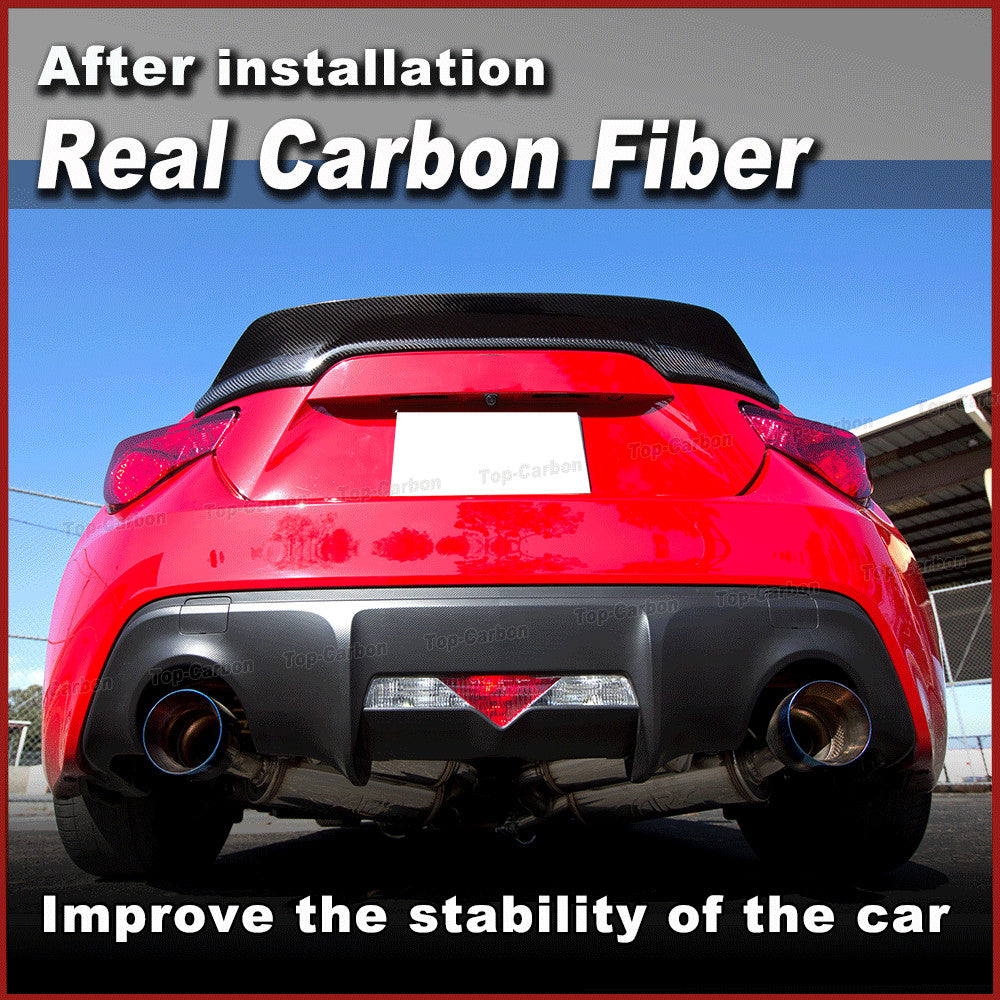 for Toyota 86 for Subaru BRZ 2012-2018 REAL CARBON Rear Trunk Boot Wing Spoiler Lip