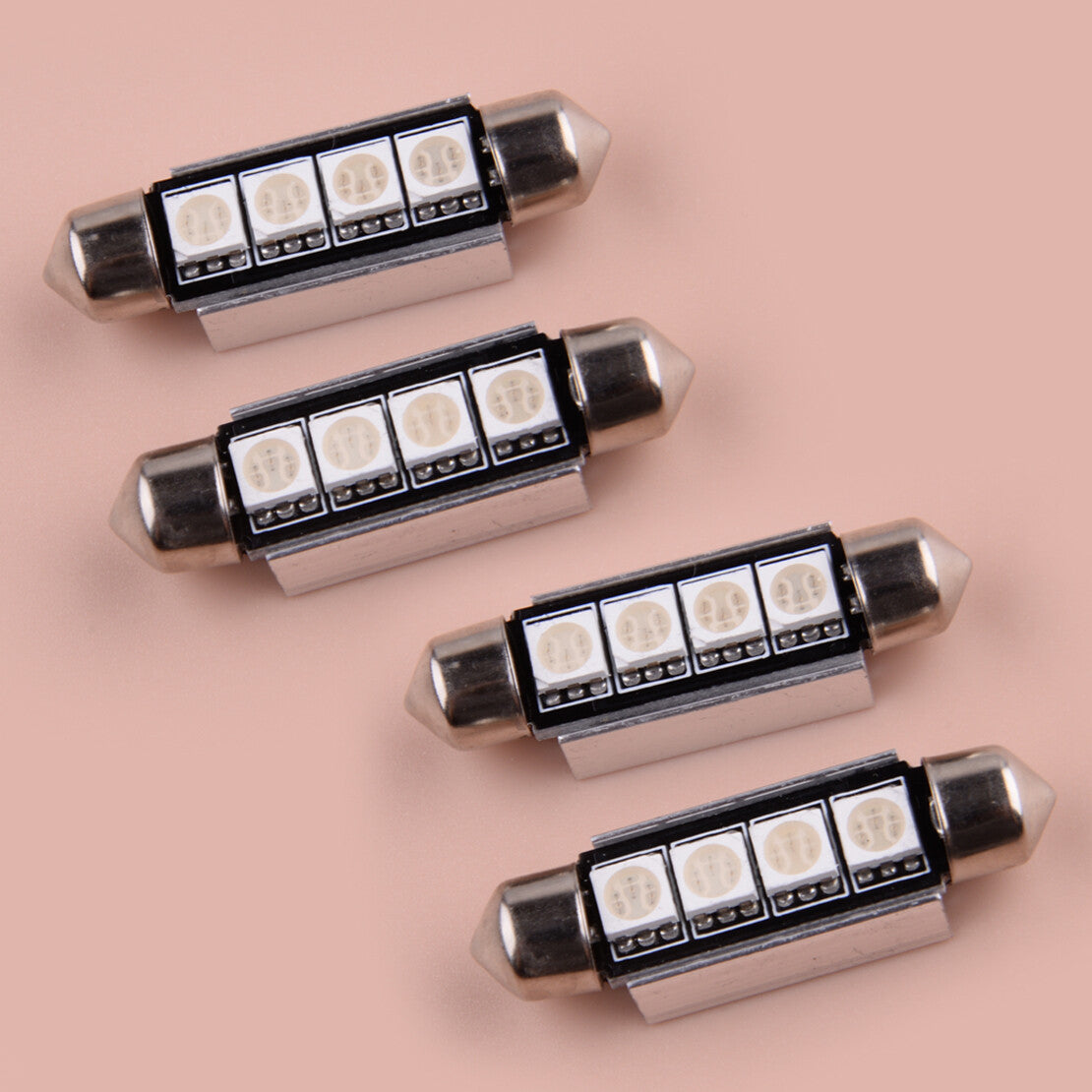Car 4x LED Bulbs Interior Dome Lights Fit for Kenworth T660 T600 T2000 2009-12