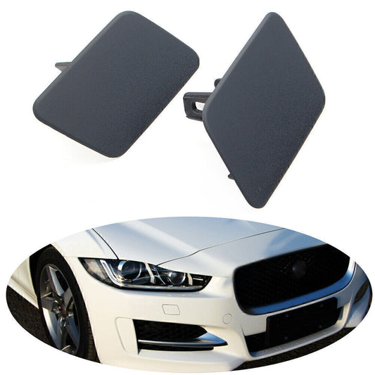 Pair Headlight Washer Cover Cap for Jaguar XE X760 2018-2019 T4N5792LML