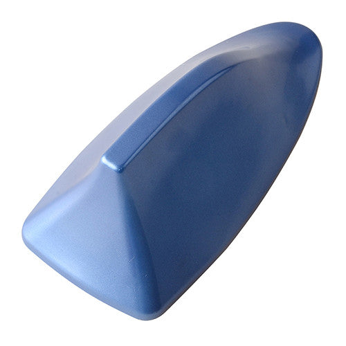 Blue Universal Shark Fin Roof Antenna Aerial FM/AM with Radio Signal Decor NEW
