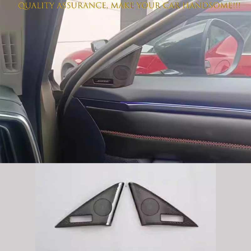 for Mazda CX-50 23-2025 Black Front Triangle A-Pillar Post Speaker Cover Trim 2X