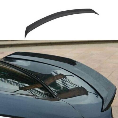 for Cadillac CT5 V 2020-2022 Carbon Fiber ABS Rear Trunk Spoiler Wing Flap Cover