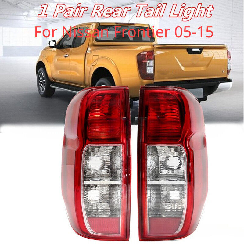 Pair Rear Lights Left+Right Red Brake Tail Lamps for Nissan Frontier 2005-2015