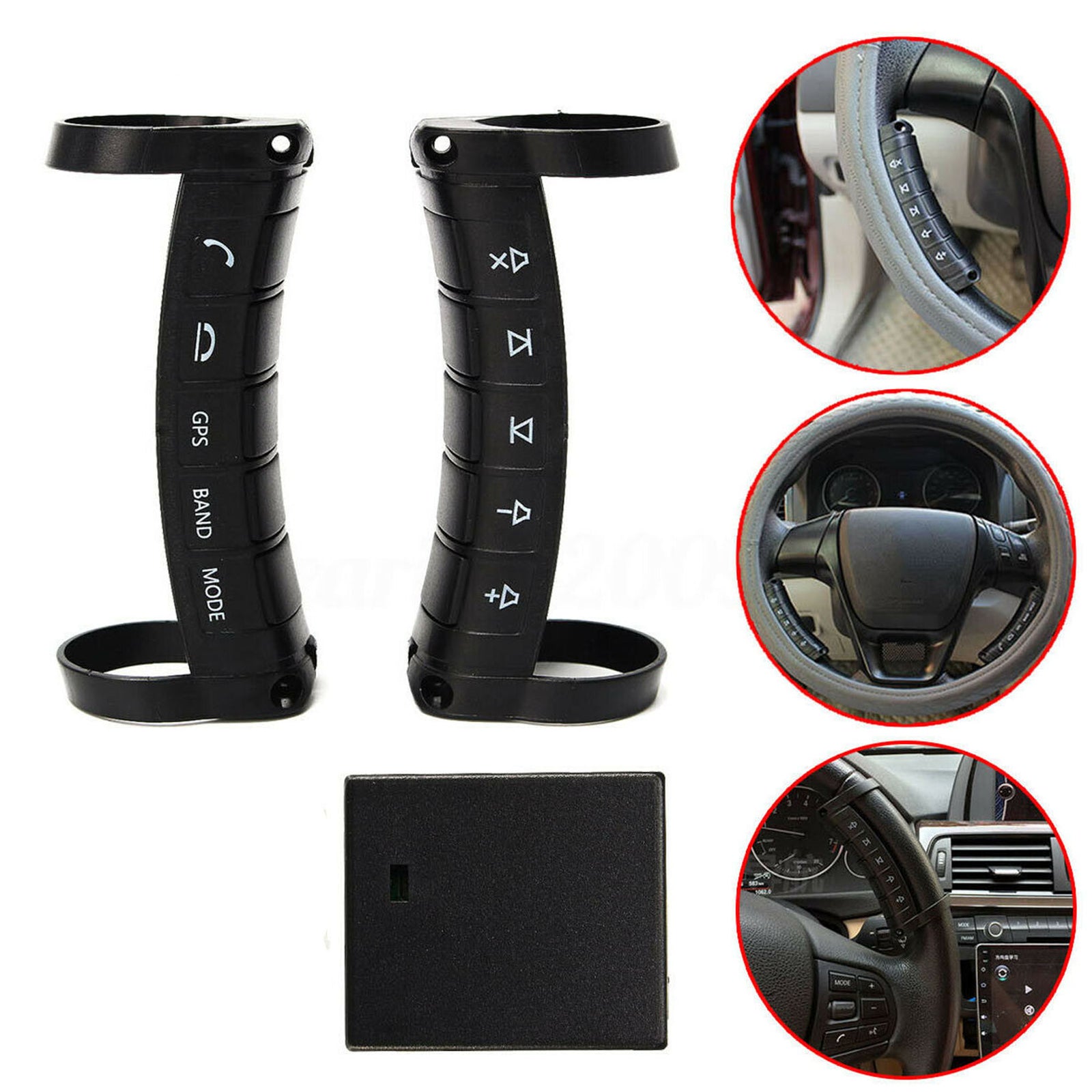 Remote Control Button Car Steering Wheel Wireless Universal For Stereo DVD GPS