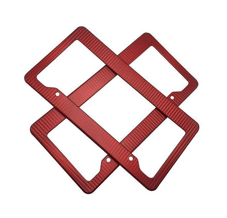 2-Piece for Volvo V40 Side Fender Sticker Badge Stainless Steel Red Chrome Plated