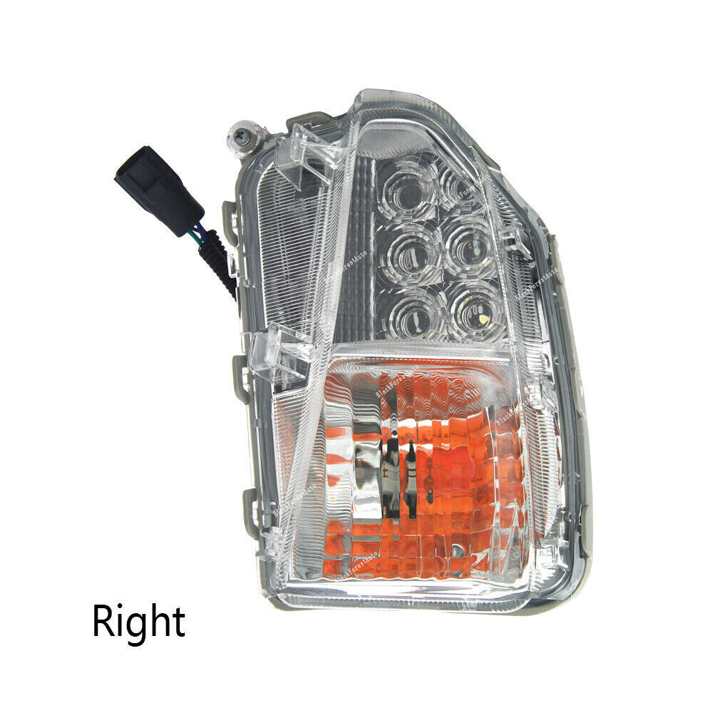 2x Fits 2012-2015 for Toyota Prius LHRH Turn Signal Fog Light Lamp Lens w/Bulb