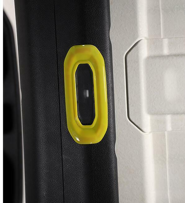 Fit for Jeep for Wrangler JL/JT 18-2021 21PCS ABS Yellow Car Interior kit Cover Trim