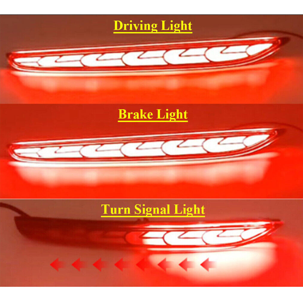 LED Rear FogBrake Taillight Bumper Reflector Light for Hyundai I10 18-20 Right