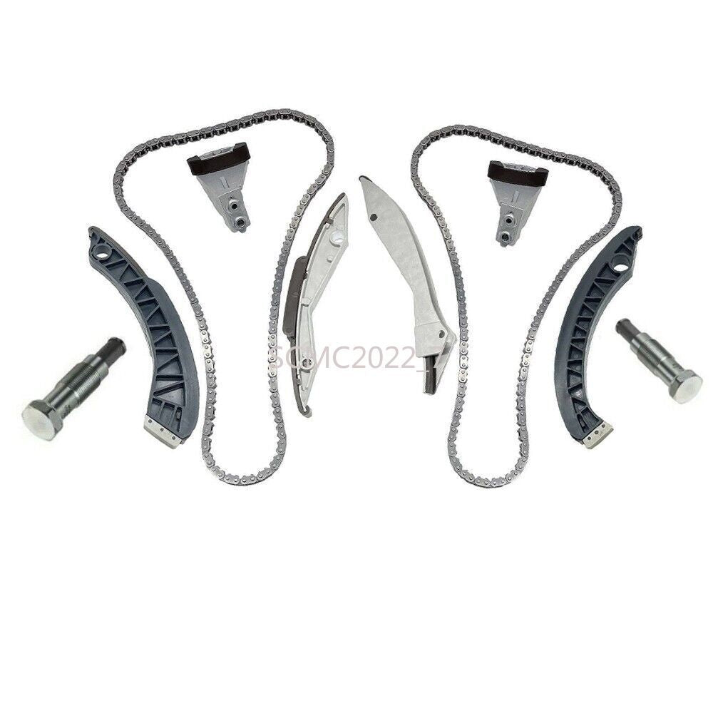 10Pcsc Timing Chain Kit for BMW E60 E64 E65 E67 X5 550i 650i 750i N62B 4.4L 4.8L