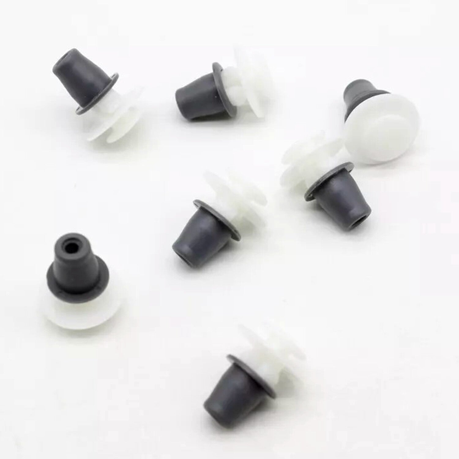 50pcs Plastic Trim Clip with Grommet for VW for Golf for Jetta for Passat Door Side Moulding
