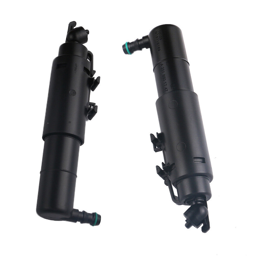 2pcs Black Headlight Washer Nozzle Pump Left Right for 2011-2013 for Mercedes R350