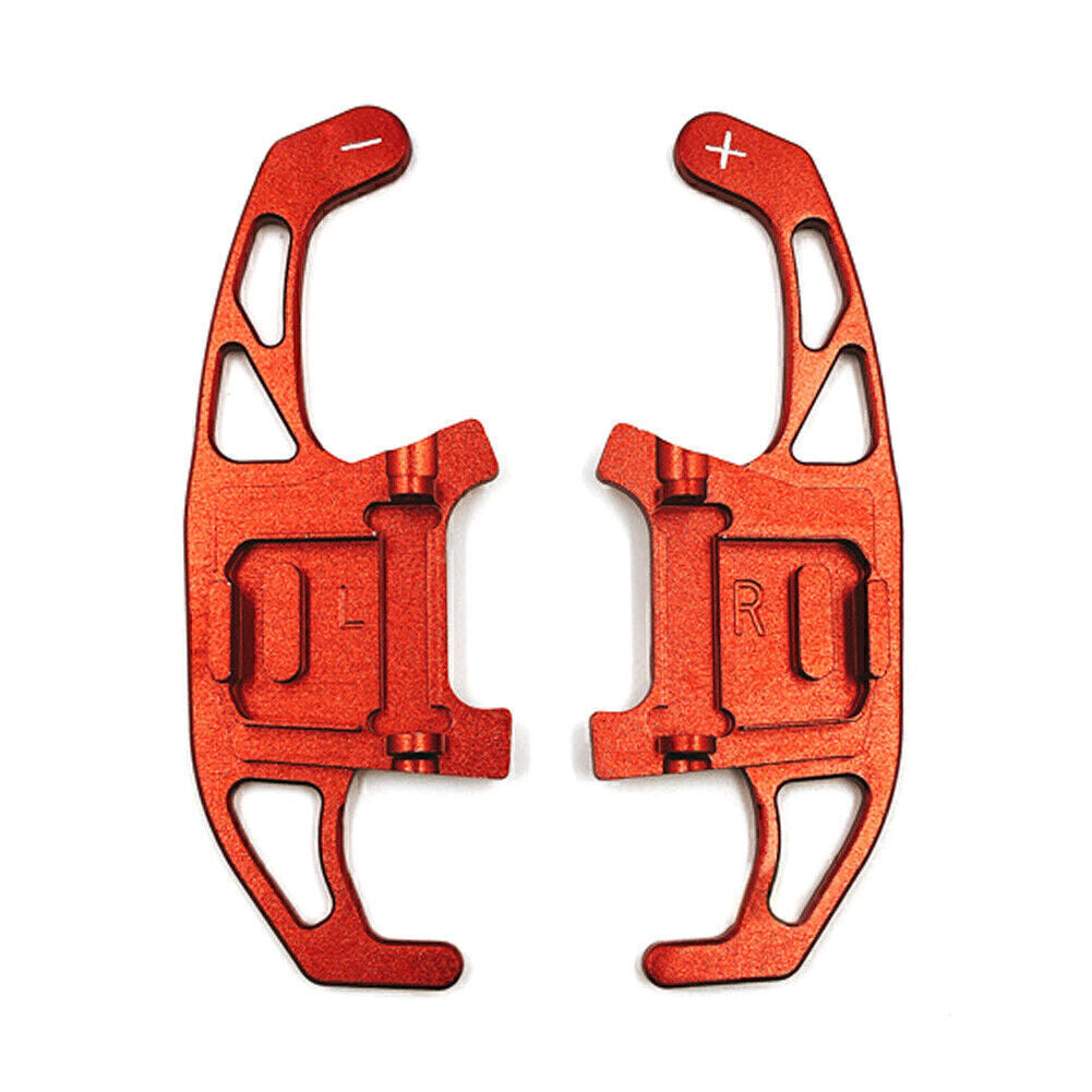 Steering Wheel Shift Shifter Paddles for VW for GOLF R GTD GTE MK7 2013-2018 Red