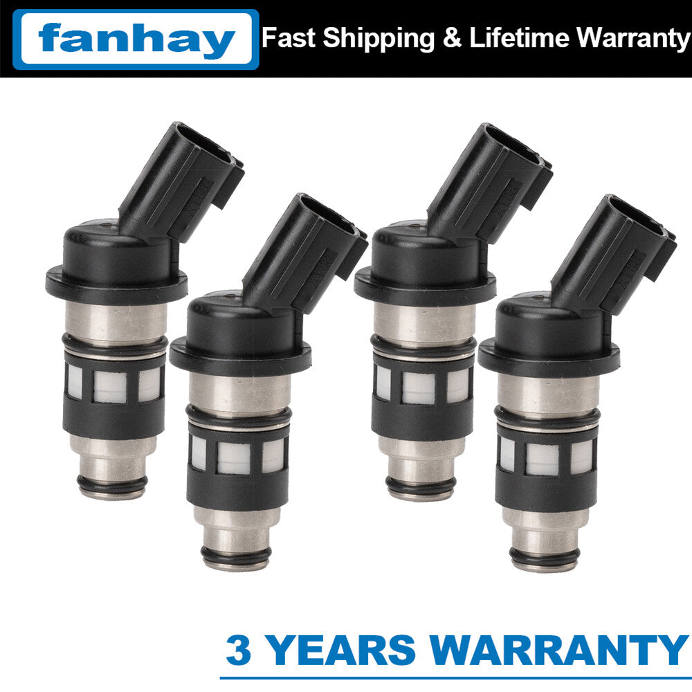 4Pcs Fuel Injector For 1997-2000 Sentra 1997-17 Tsuru Almera Sunny Primera 1.6L