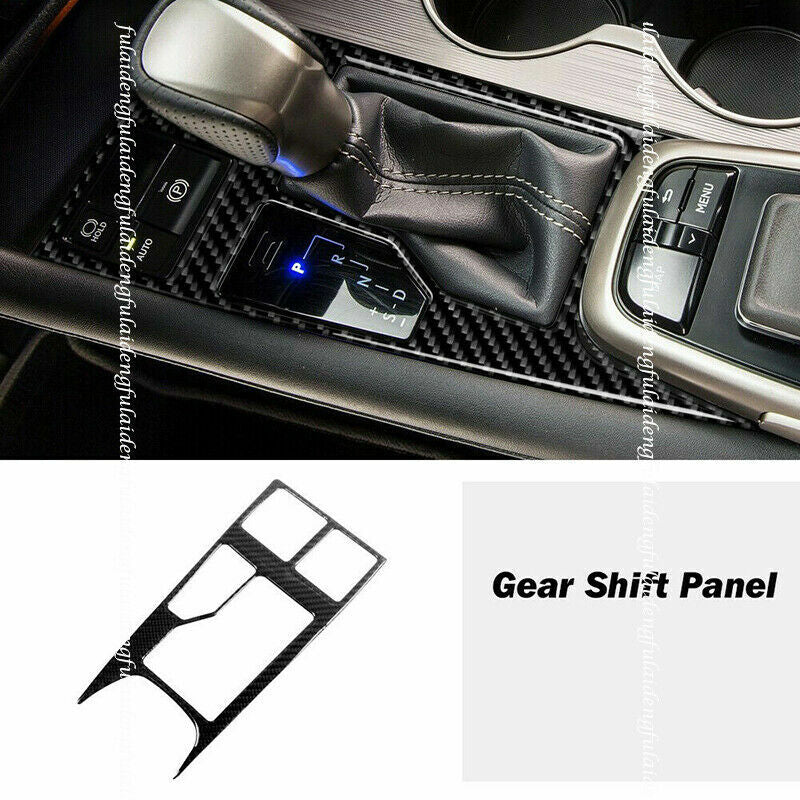 for Lexus RX350 RX450H 2016-2019 Carbon Fiber Gear Shift Box Panel Cover Trim 1X