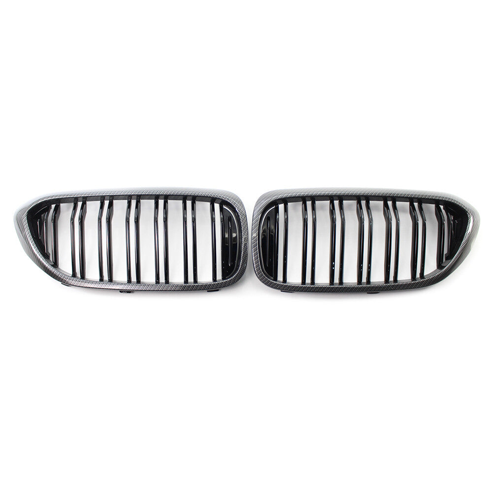 Front Grille Carbon Fiber Style for BMW 5 Series G30 G31 G38 530i 540i 2017-2019