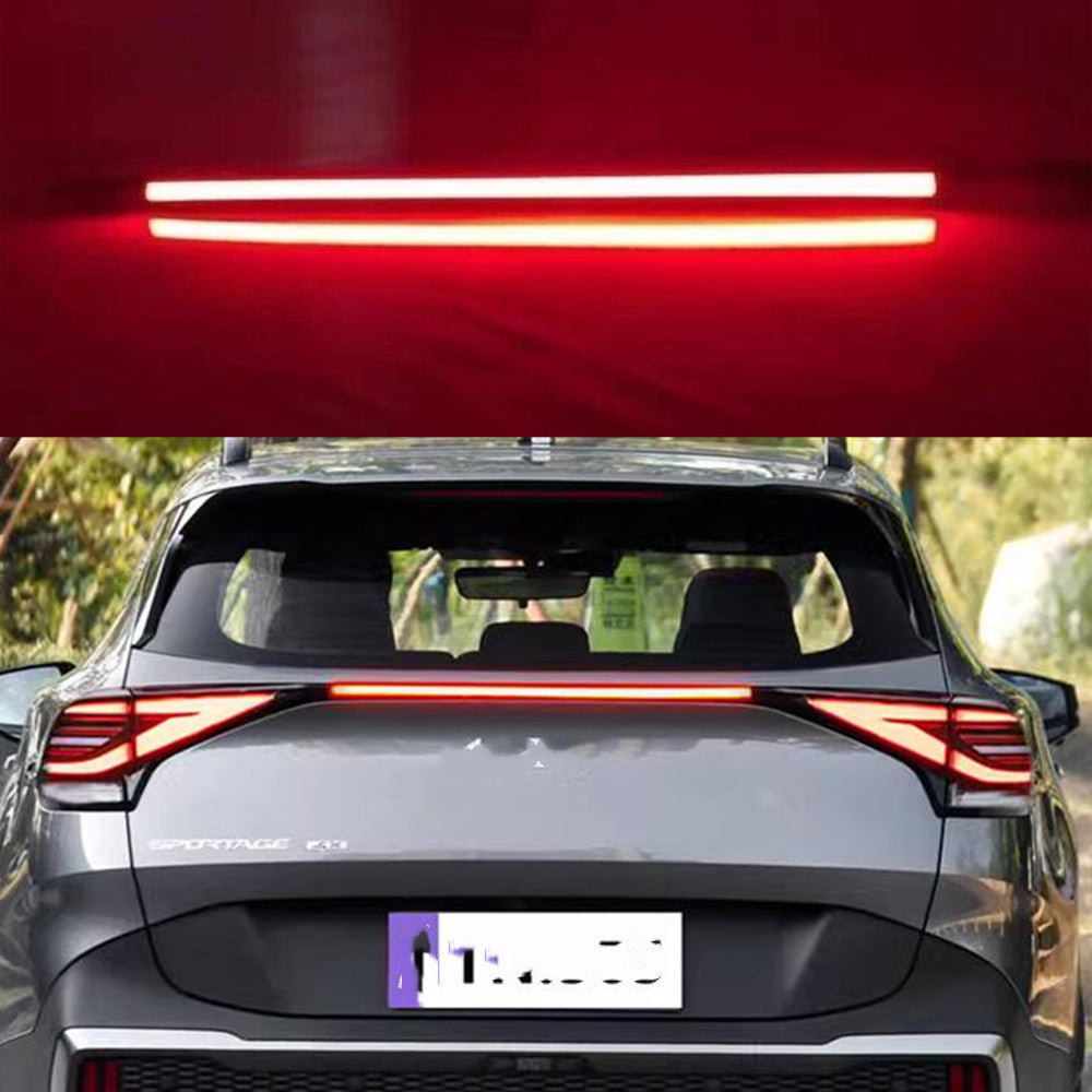 for Kia Sportage 2023 2024 LED Rear Trunk Brake Light Bar Strip Tail Lamp Cover