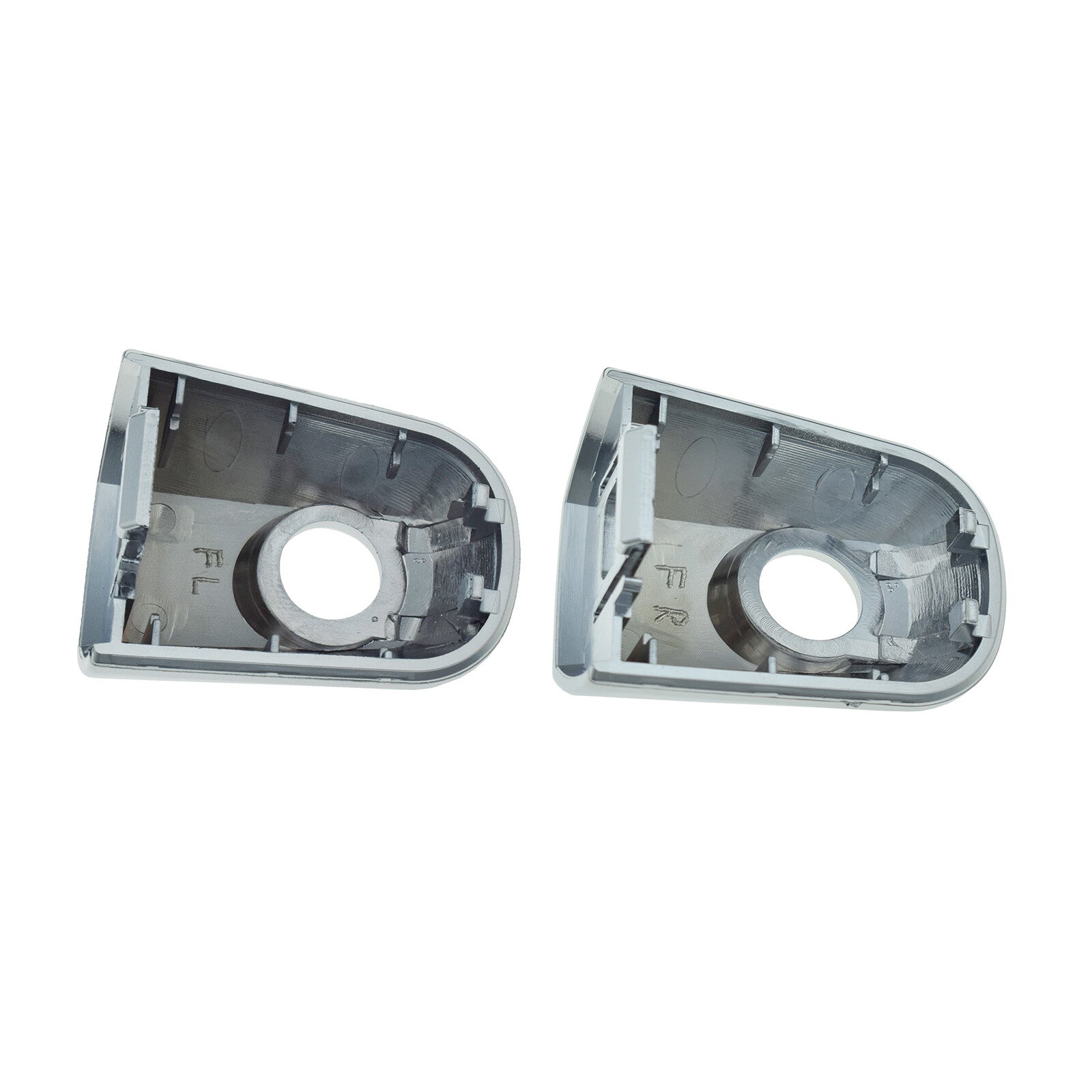 Front LH and right-hand exterior door handle cover with keyhole (pair) for Mitsubishi Montero L200