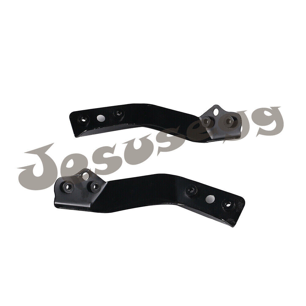 Pair Bumper Support Strut Bracket Front L + R for Mercedes for Benz C300 C350 GLK350