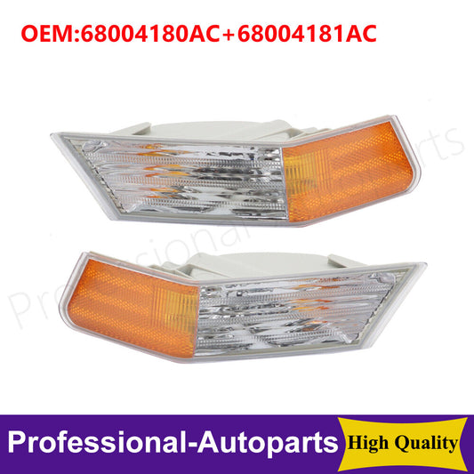 1 pair of turn signal directional lights and front parking lights applicable to 07-17 for Jeep Patriot