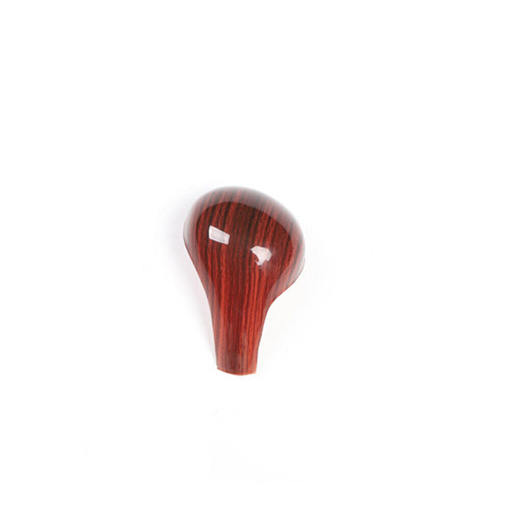 Car Inner Gear Shift Knob Head Cover Trim 1 Fit for Audi A6L 2005-2011 Red Wood