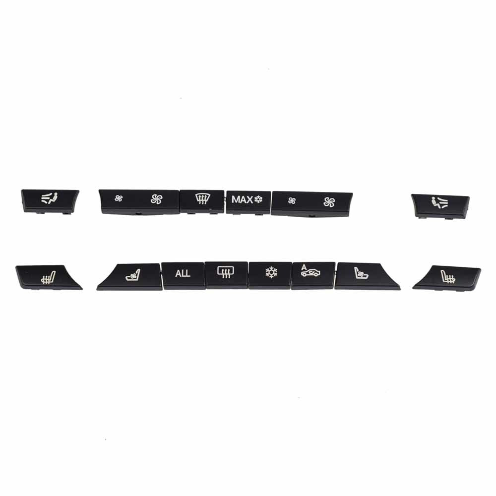 Kit 14: Button Key Cap Air Conditioner Heater Switch Repair Kit for BMW 5 6 7 F10 F01 F12