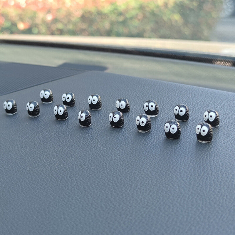 20Pc Car Cute Soot Sprites Car Rearview Mirror Accessories Funny Dashboard Decor