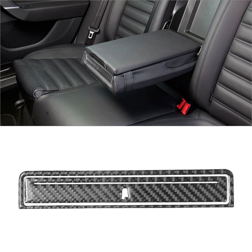 Carbon Fiber Rear for Seat Armrest Decoration Trim for Volkswagen for Passat 2006-2011
