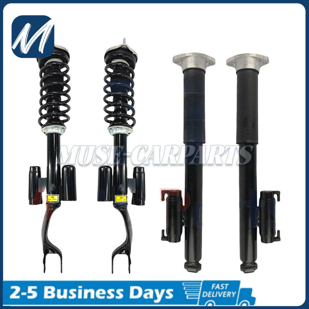 Four front and rear shock absorber strut auxiliary components suitable for BMW X3 F25 2011-2017, X4 F26 2015-2018.