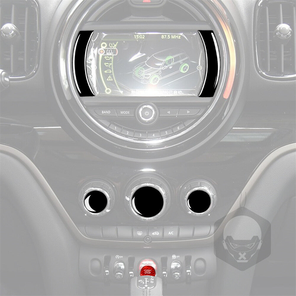 6¡ÁAir Condition Switch Knob Start Stop Cover Fit for Mini Cooper F54 F55 F56 F60