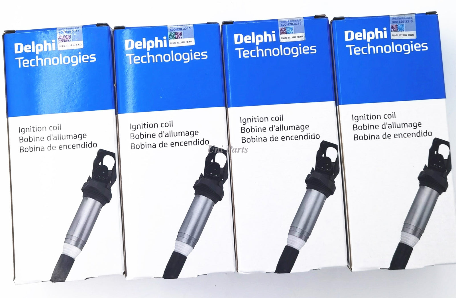 036905715F 4-Piece Delphi Ignition Coil Kit for Audi A3, for Volkswagen Polo, for Golf , for Tiguan 1.4TSI