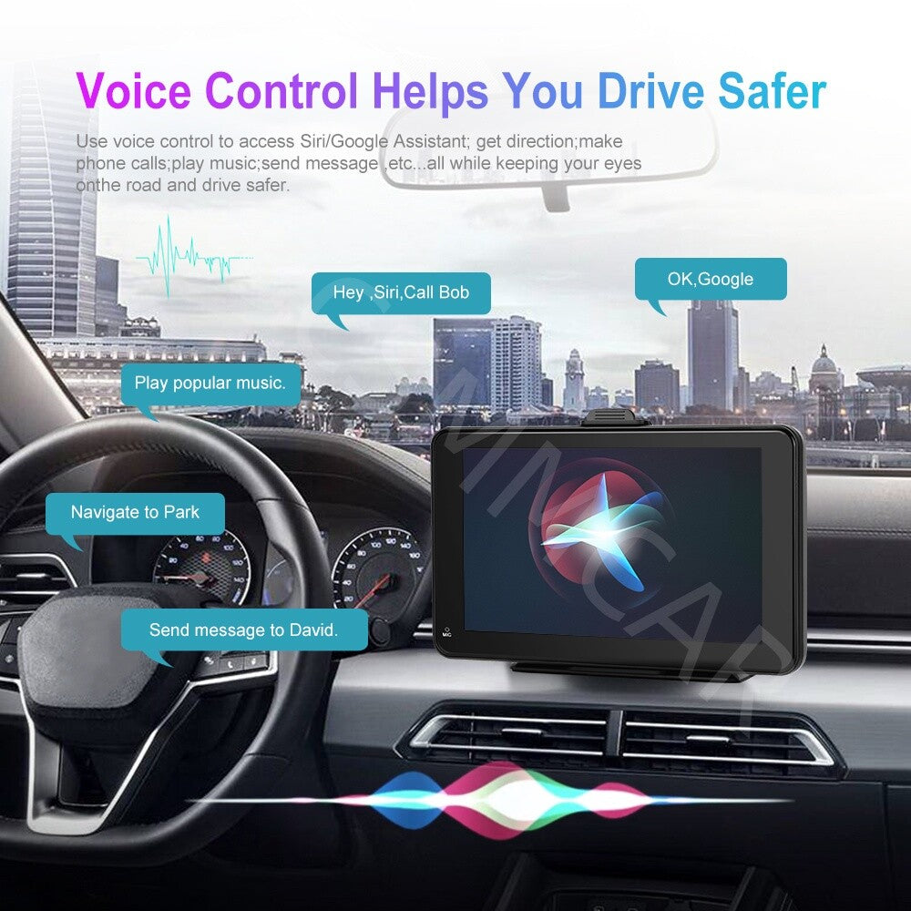 Car Stereo For Apple CarPlay 7in Touchscreen Bluetooth Radio USB FM Transmitter