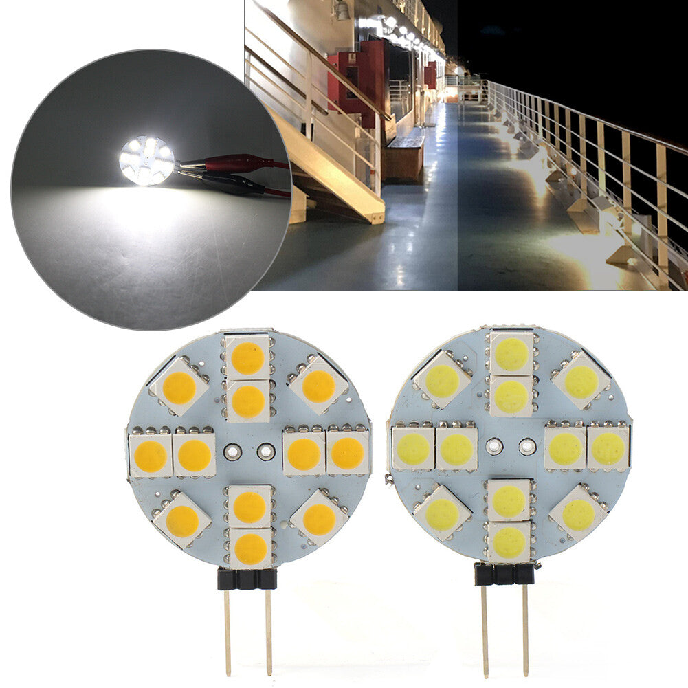 RV Landscape G4 Socket Light Bulb Lamp 5050 SMD Bulb Lamp Round Bulb
