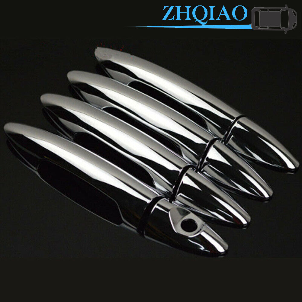 New Car Chrome Door Handle Cover Trim Fits for Kia K2 Rio 3 Sedan 2011-2015