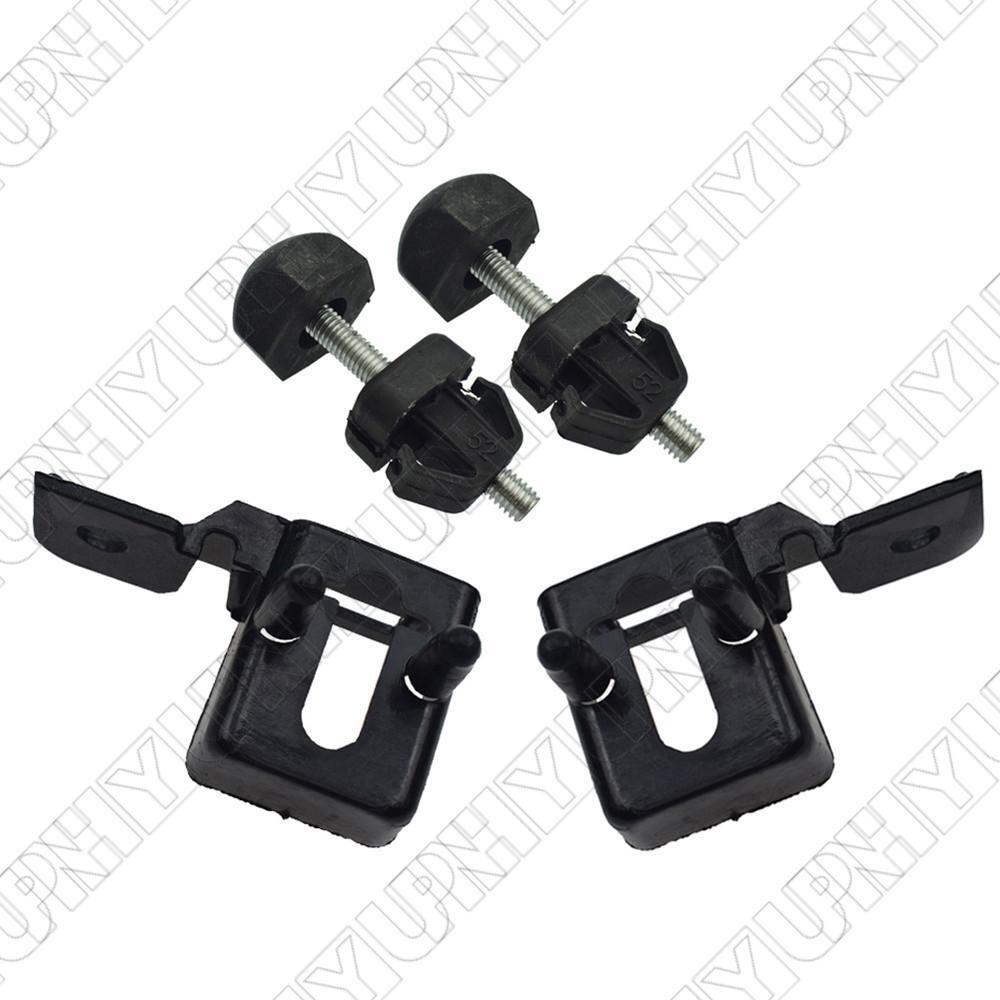 4Pcs Hood Bumper Stopper Bracket for Ford Fusion MKZ 2013-2020 LeftRight Side
