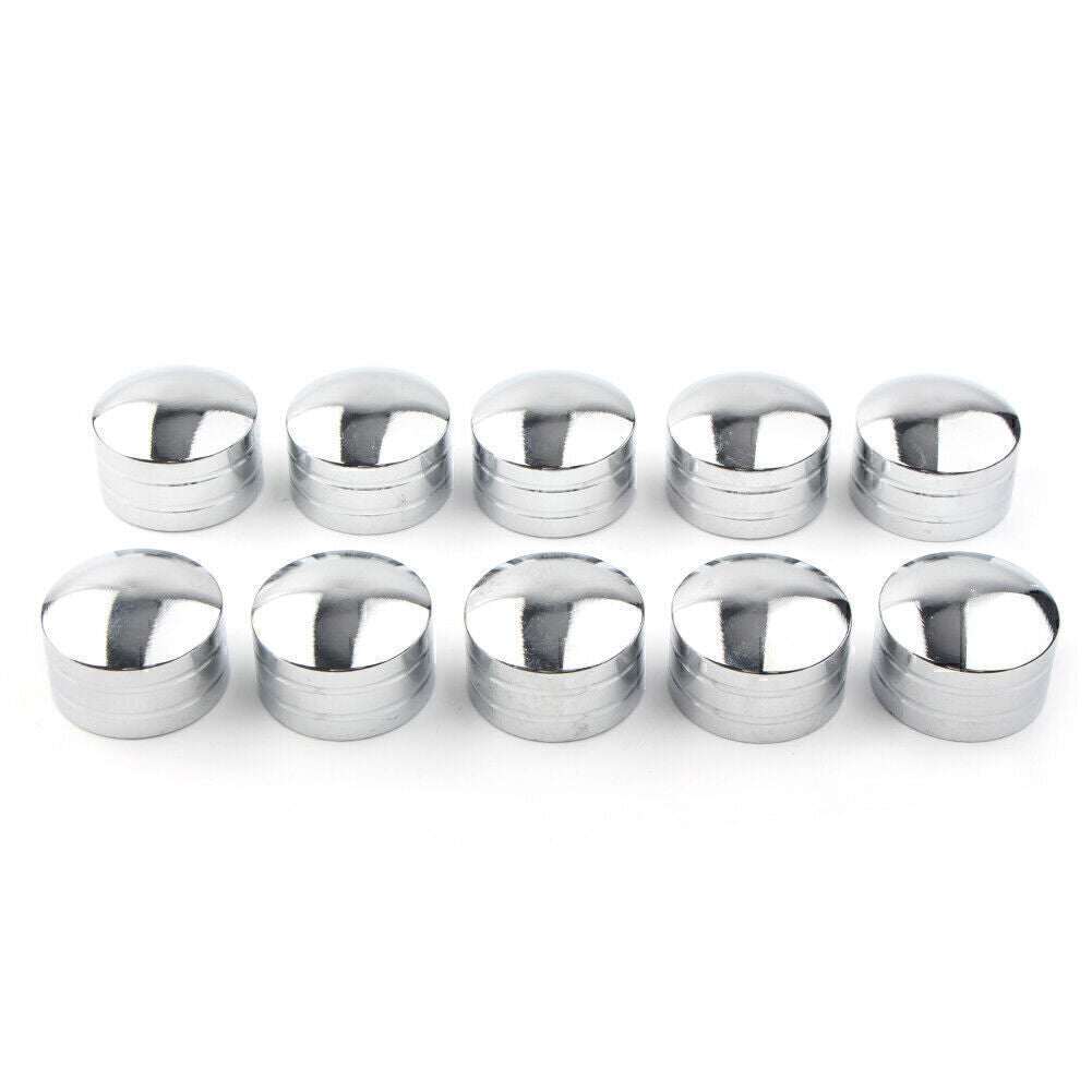 for Harley CNC Aluminum Inner 13mm Schrauben Hex Drive Bolt Topper Caps Cover