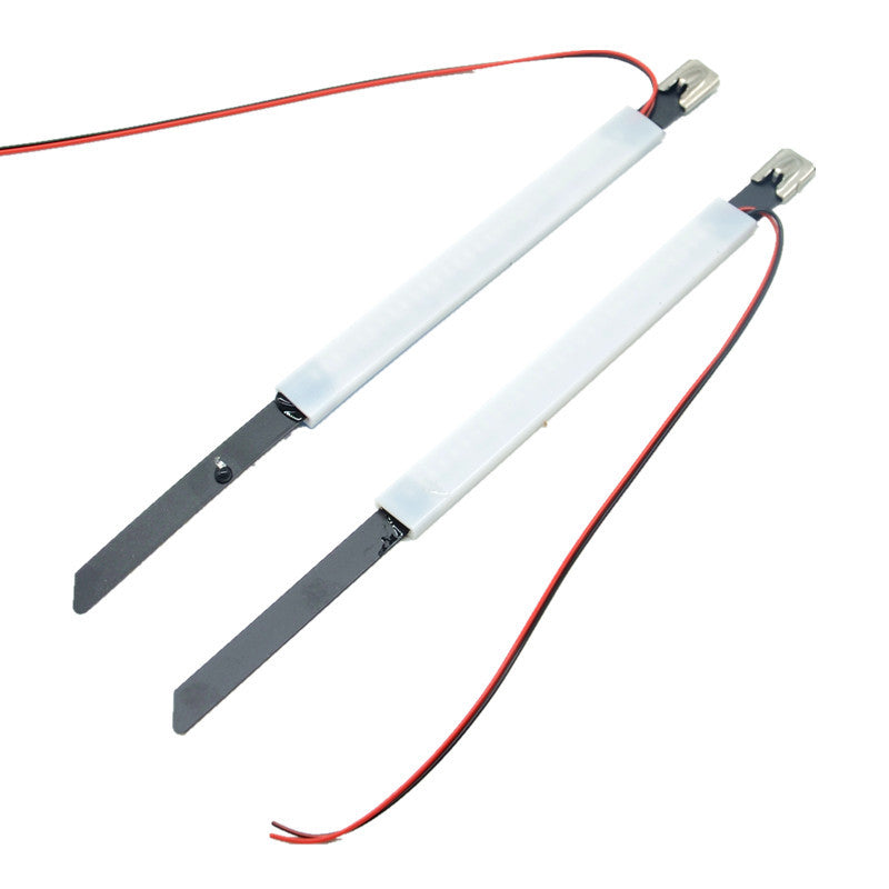 Universal 2Pc DC12V Amber LED Motorcycle Bike Fork Turn Signal Light Strip lamp