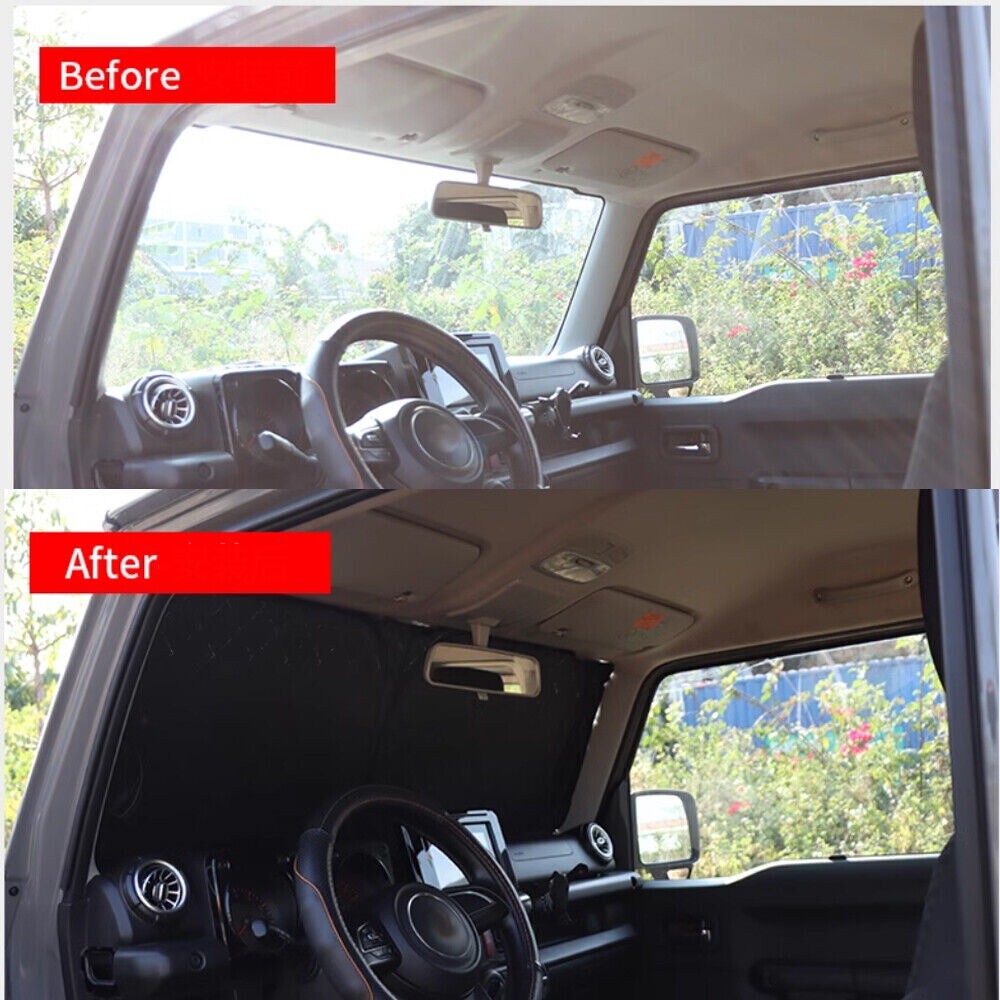 Front Windshield Sunshade Visors UV Block Cover Heat shield for Suzuki for Jimny 19+